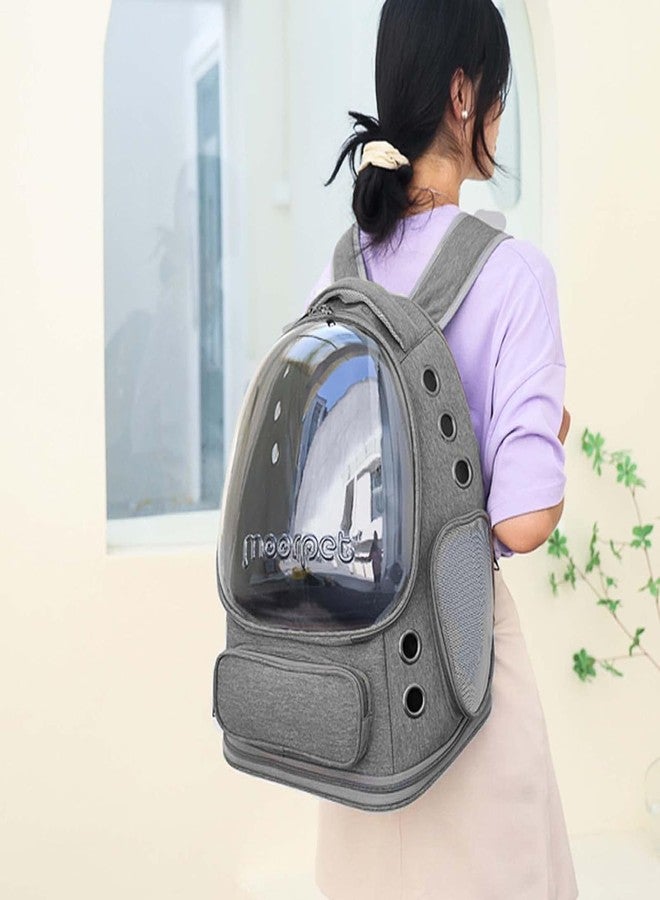 MIXEN Expandable Astronaut Bubble Window Pet Carrier Backpack, Breathable Space, Stylish Secure & Ventilated Travel Bag for Cats, Puppy Dog, Cat, and Rabbit Carrier Bag, Backpack Pet Carrier - Image 2